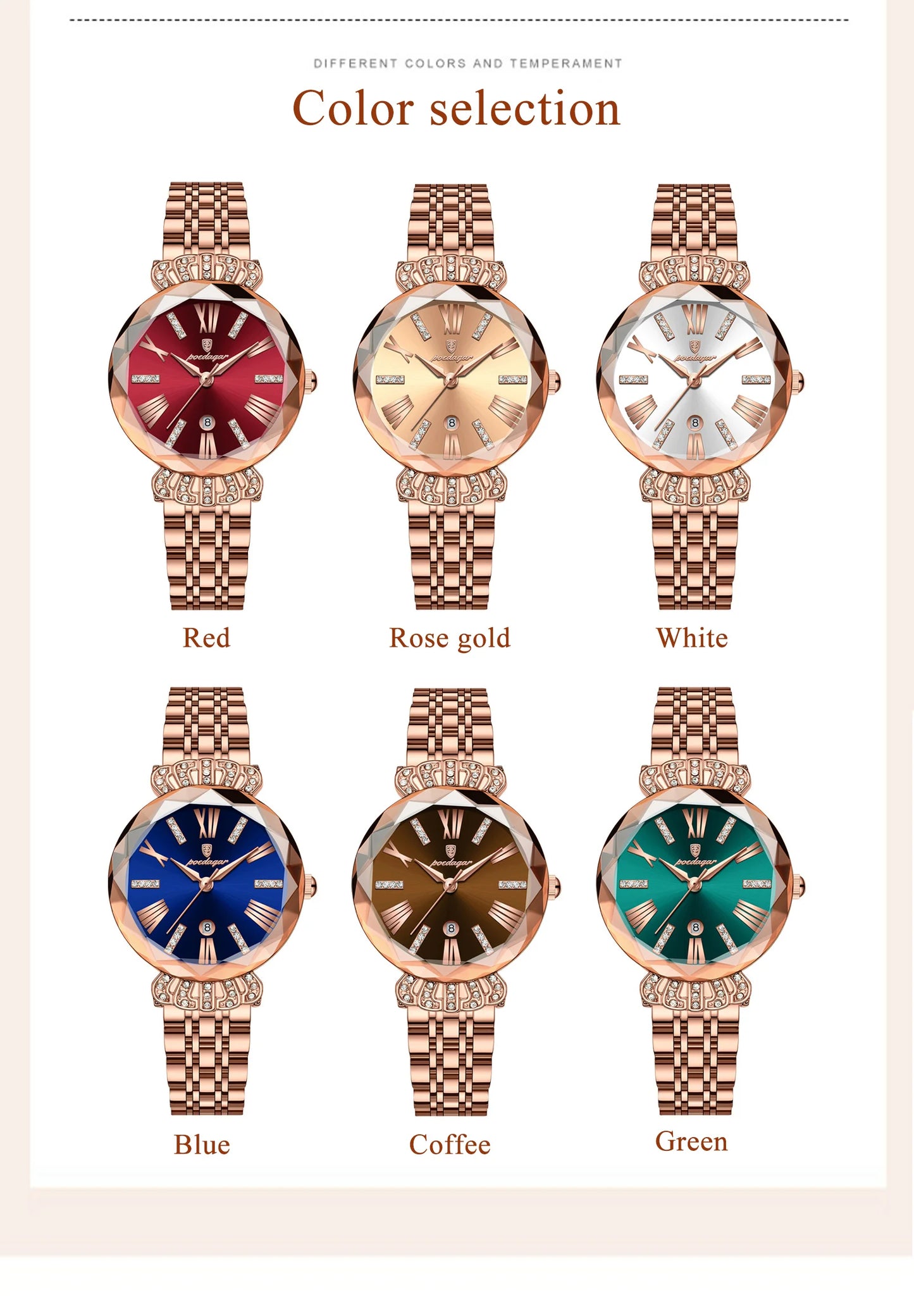 Luxury Quartz Wristwatch High Quality Diamond Bracelet Steel Ladies Watches Relogio Feminino
