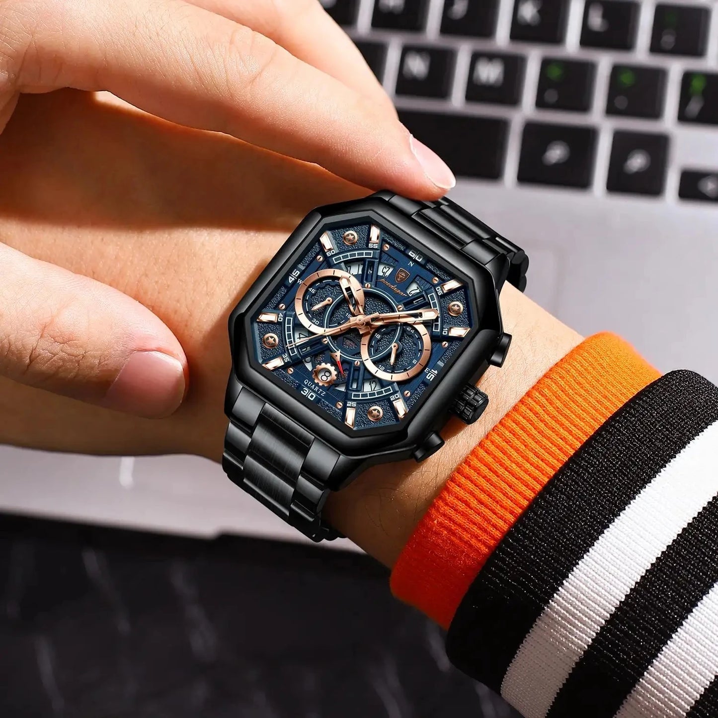 Strap Sports Quartz Men's Business Watche