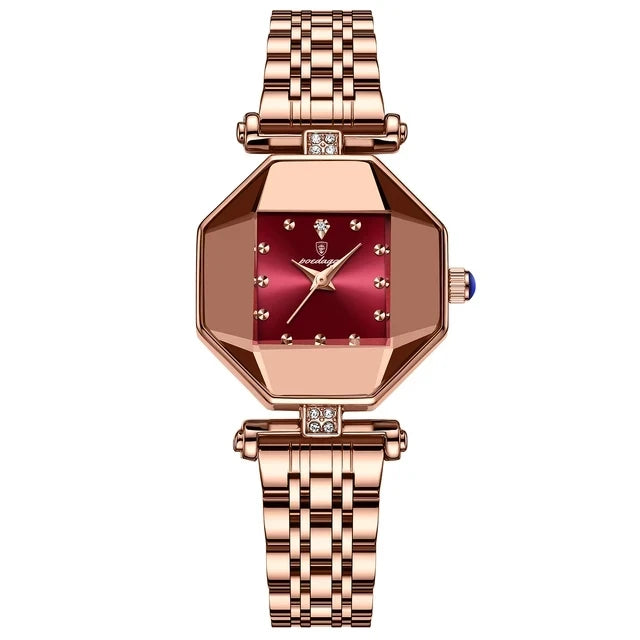 Starry Dial Luxury Diamond Steel Strap Dress Business Watches for Women Fashion