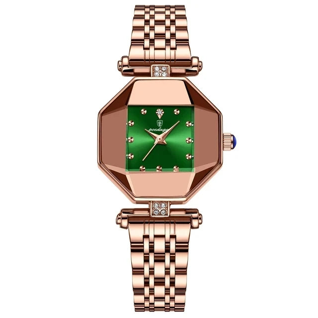 Starry Dial Luxury Diamond Steel Strap Dress Business Watches for Women Fashion