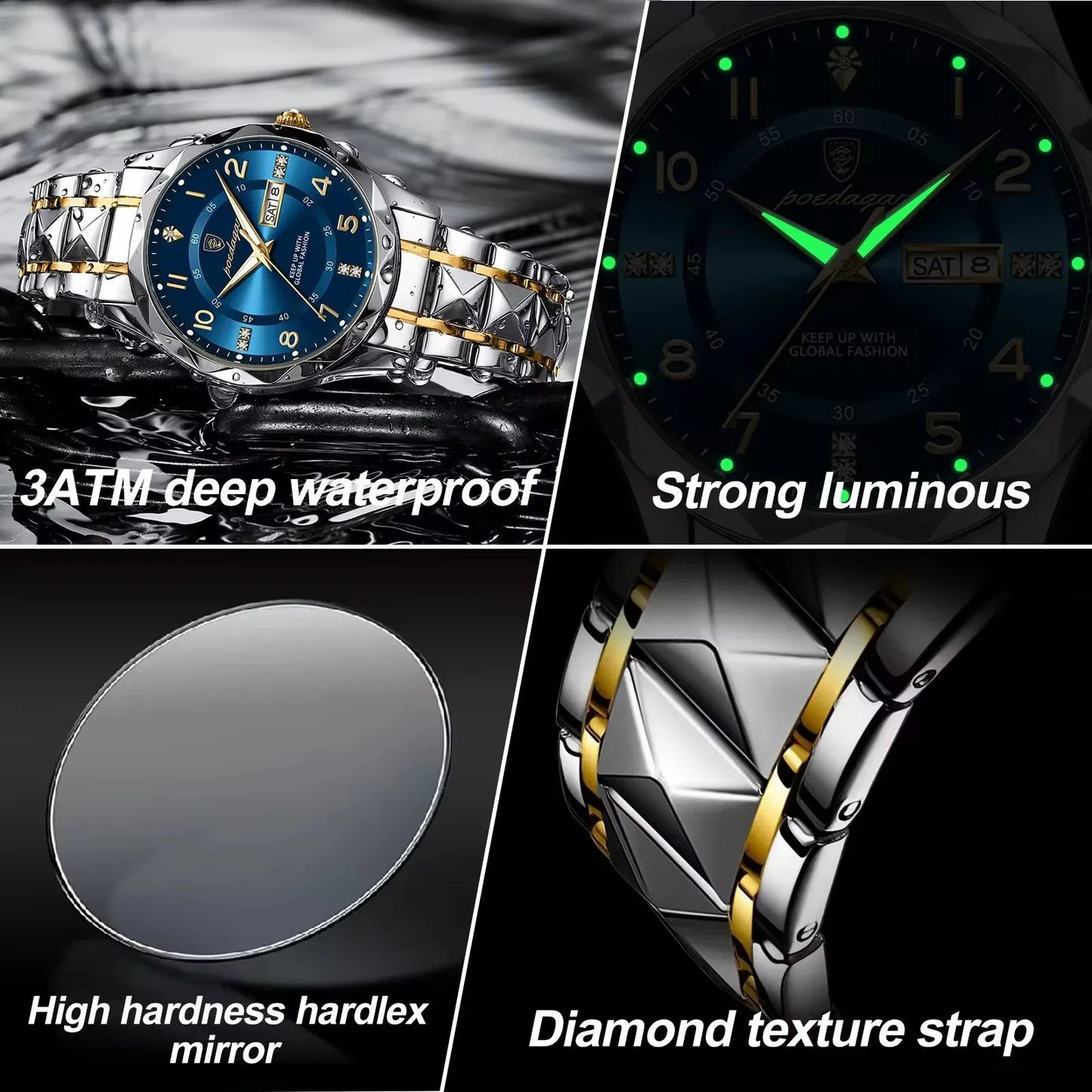 Luxury Classic Mens  Wristwatches